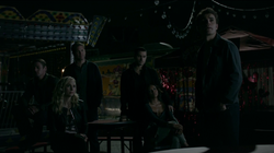The gang hold a funeral for Tyler