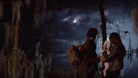 Conjured storm clouds