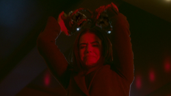 Josie breaks the  on cue from Kai.