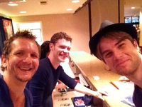 Sebastian Roché, Joseph Morgan, Nathaniel Buzolic