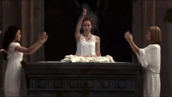 The attempted sacrifice on an altar