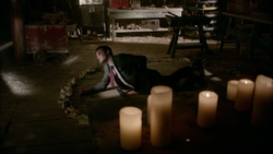 Elijah as the Hollow's intended sacrifice