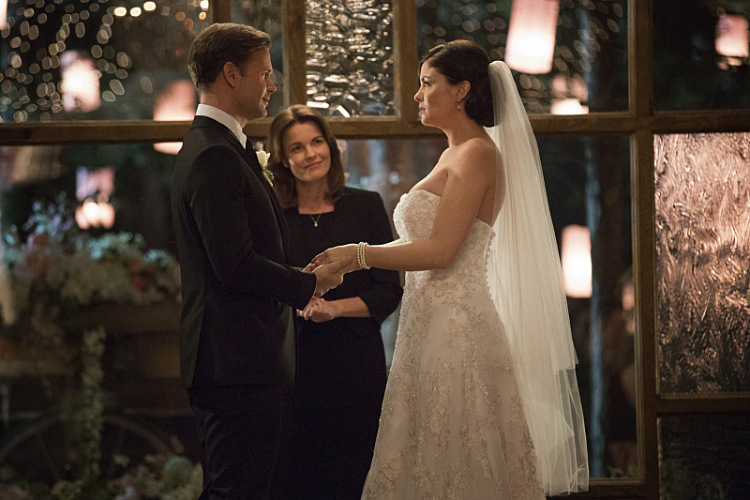 The Vampire Diaries Alaric and Jo's Wedding Pictures