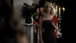 The Vampire Diaries, 2x07, Masquerade, aired 28 Oct. 2010. Damon  Salvatore (Ian Somerhalder) & Ka…