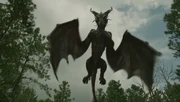 The woman in dragon form