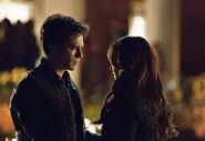 Katherine in Elena's body breaks up with Damon