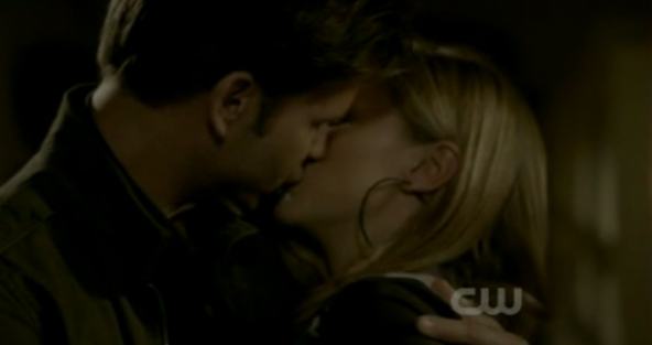 Alaric Saltzam and Caroline Forbes