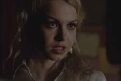 Liv telling Bonnie that she can't help.