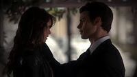 Elena and Elijah before the kiss