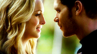 Klaus and Caroline smiles