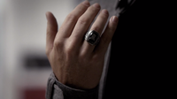 Alaric's ring.