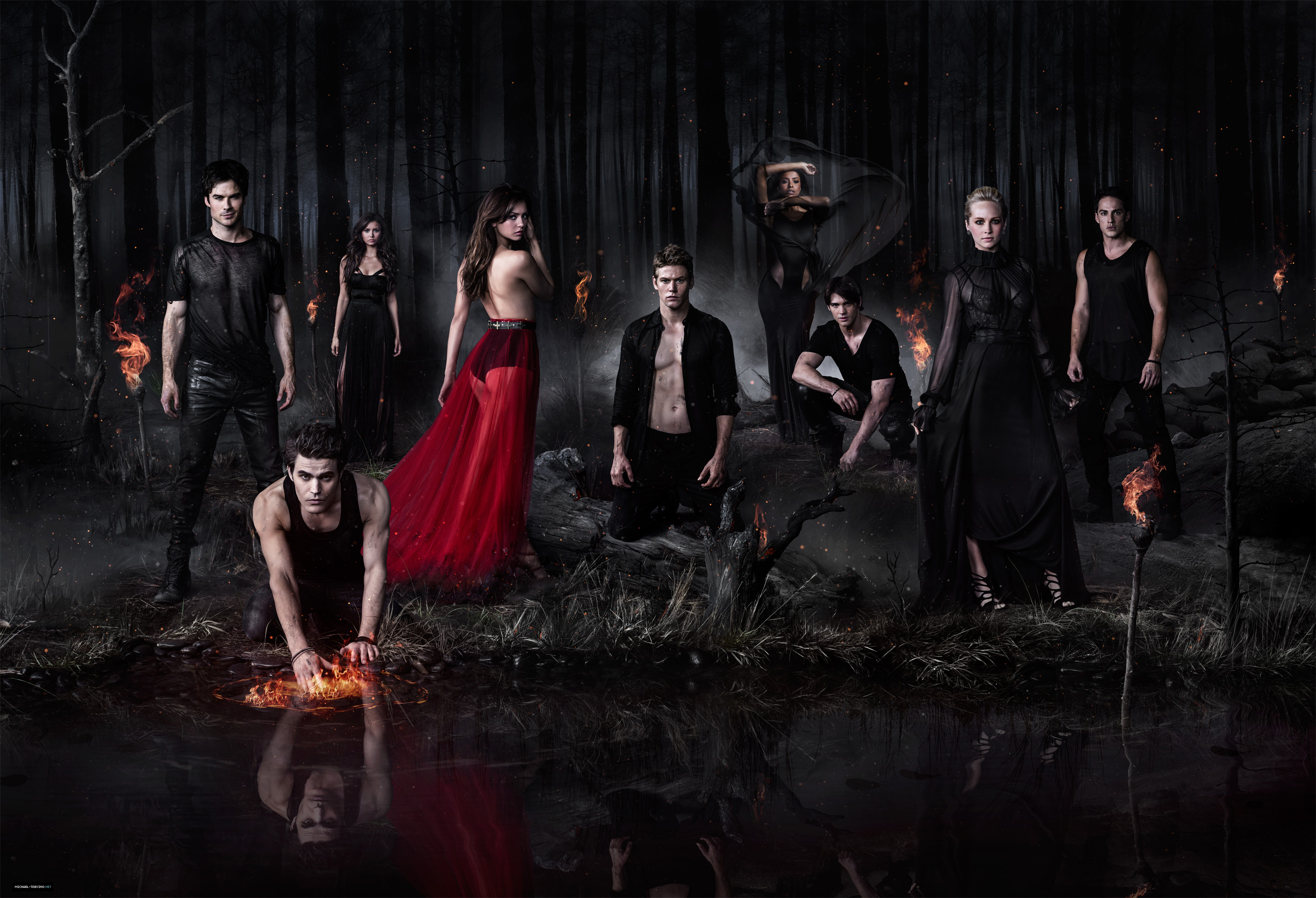 the vampire diaries damon and elena season 5