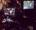 Annie on the tvd set