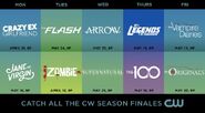 The CW' Spring 2016 finale dates