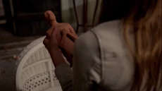 Freya with the representational Golem.