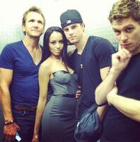 Sebastian Roché,Kat Graham,Nathaniel Buzolic and Joseph Morgan