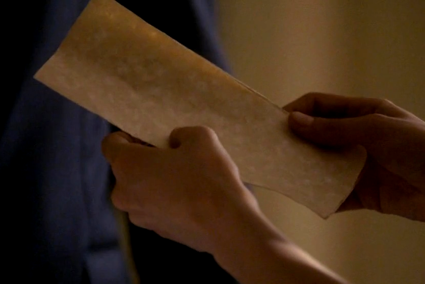 The Vampire Diaries: 7x15 - Alaric reads Damon's letter, Caroline