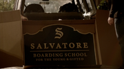 816-Salvatore Boarding Scool Sign