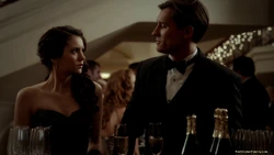 Finn meets Elena Gilbert.