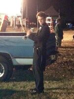 First look at Nathaniel Buzolic (as Kol) On Set