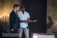 05-05-17 Joseph Morgan and Charles Michael Davis-BTS-Entertainment Weekly