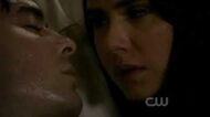 Elena kisses Damon