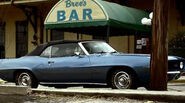 Car outside Bree's Bar