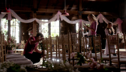 The Vampire Diaries Alaric and Jo's Wedding Pictures