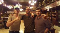 Demetrius Bridges, Ian Somerhalder and Matthew D'Ambrosio