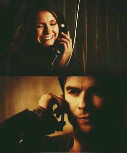Elena and Damon are both stuck indoor because of Wes' virus.