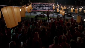 Silas compels a mass of people at once without eye contact.