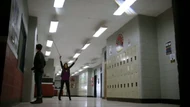 Elena and Kai at Mystic Falls High School.