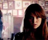 Elena saves Katherine using super speed.