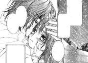 Yuki hugging Kaname as a child.