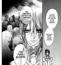 Kaname's right in the vampire society.