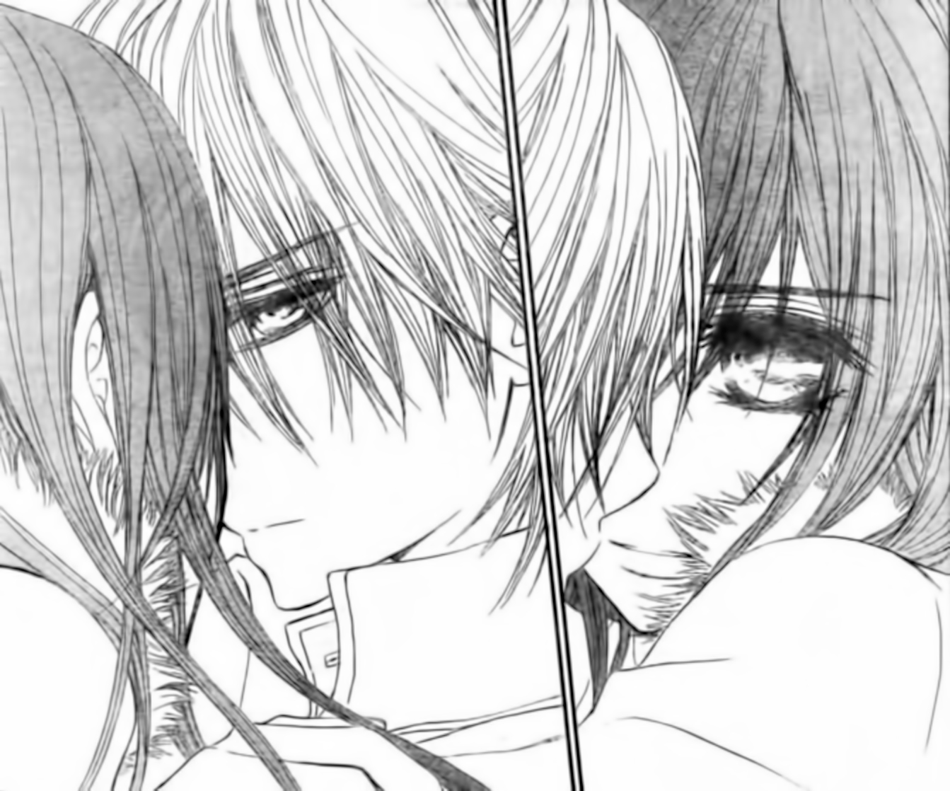 Überreste Demontieren Kreischen Vampire Knight Yuki Und Zero Kiss Bereuen Rakete Abrüstung