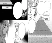 Takuma explaining vampire levels.