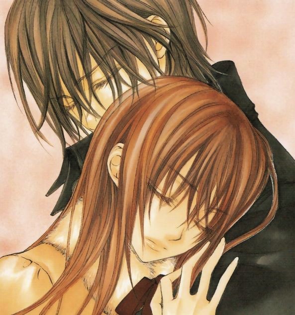 yuki cross and kaname kuran kiss