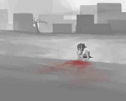 Mir washing blood