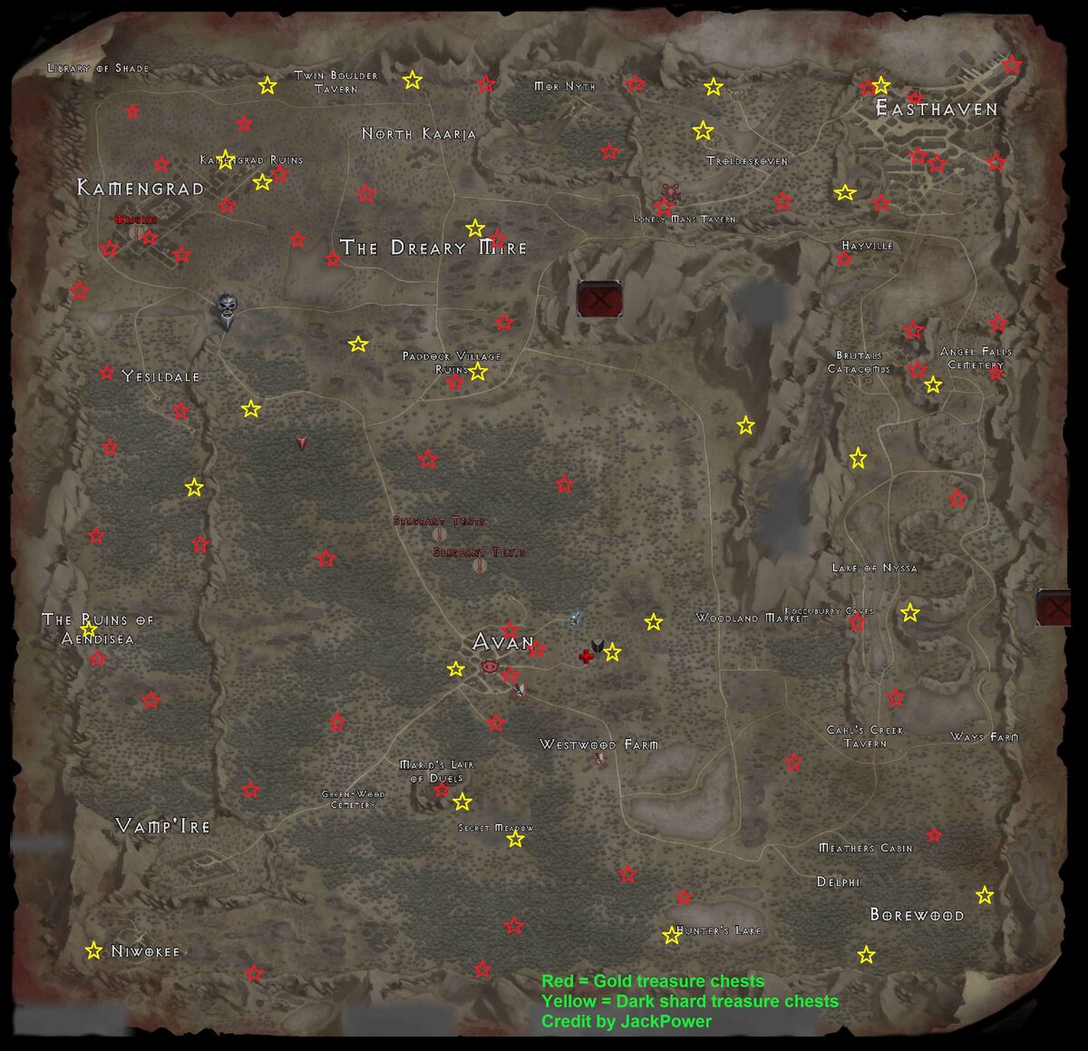 Крах вампиров начало карта сундуков - 95 фото