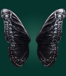 Dark Steel Butterfly Wings canvas