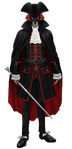 Male Gothic Masquerade costume