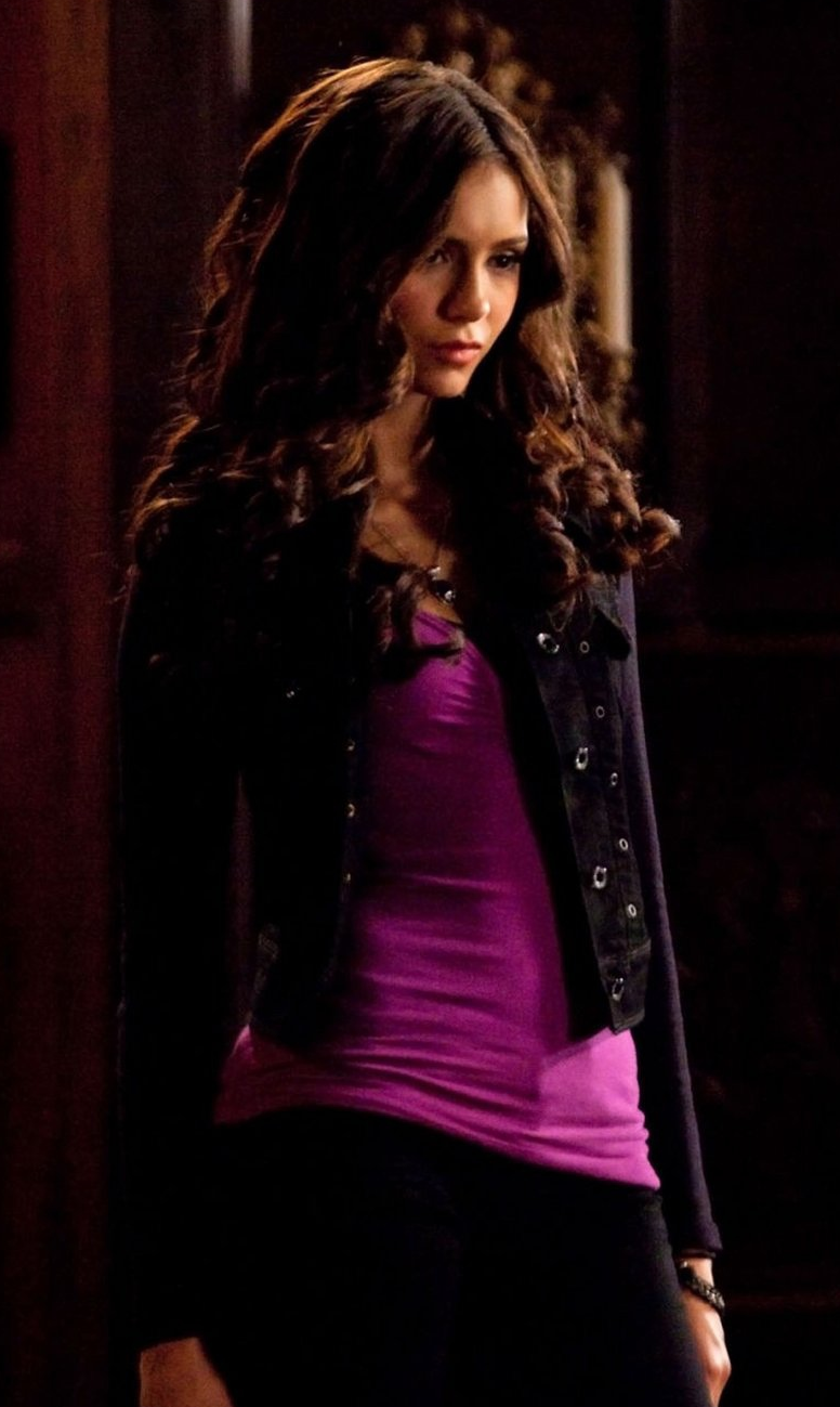 Katherine Pierce's Short black masquerade dress in Vampire Diaries