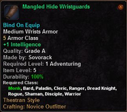 Mangled Hide Wristguards