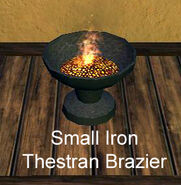 Small Iron Thestran Brazier