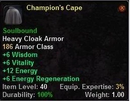 Champion's Cape