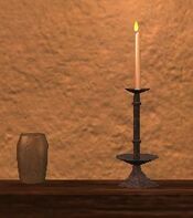 Tall iron thestran candle