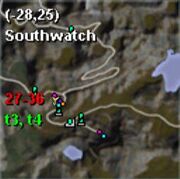 Map thestra southwatch