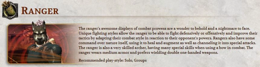 Ranger | Vanguard Saga of Heroes | Fandom