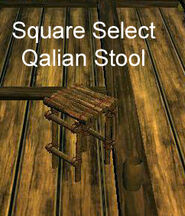 Square Select Qalian Stool